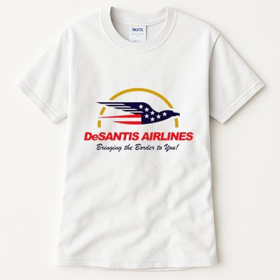 Desantis Airlines Funny Political Meme Ron Desantis Tall T-Shirt