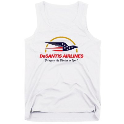 Desantis Airlines Funny Political Meme Ron Desantis Tank Top