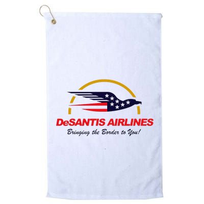 Desantis Airlines Funny Political Meme Ron Desantis Golf Towel