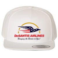 Desantis Airlines Funny Political Meme Ron Desantis Wool Snapback Cap