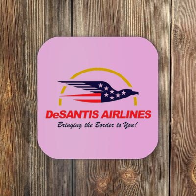 DeSantis Airlines Funny Political Meme Ron DeSantis Coaster