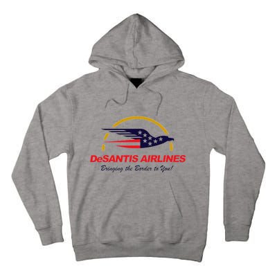 DeSantis Airlines Funny Political Meme Ron DeSantis Tall Hoodie