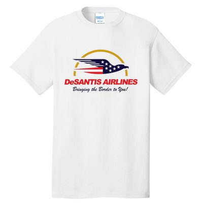 DeSantis Airlines Funny Political Meme Ron DeSantis Tall T-Shirt