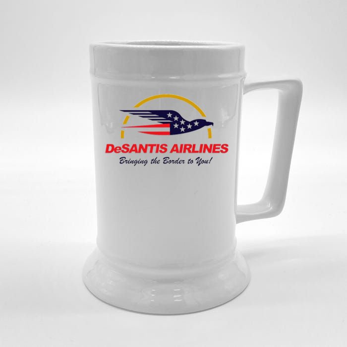 DeSantis Airlines Funny Political Meme Ron DeSantis Beer Stein