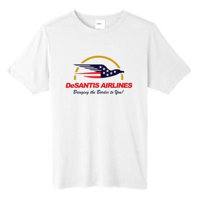 DeSantis Airlines Funny Political Meme Ron DeSantis Tall Fusion ChromaSoft Performance T-Shirt