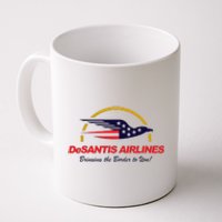 DeSantis Airlines Funny Political Meme Ron DeSantis Coffee Mug