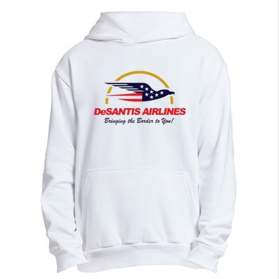 DeSantis Airlines Funny Political Meme Ron DeSantis Urban Pullover Hoodie