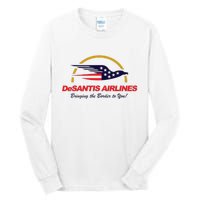 DeSantis Airlines Funny Political Meme Ron DeSantis Tall Long Sleeve T-Shirt