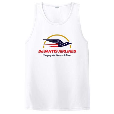 DeSantis Airlines Funny Political Meme Ron DeSantis PosiCharge Competitor Tank