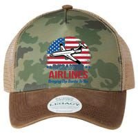 Desantis Airlines Funny Bringing The Border To You Legacy Tie Dye Trucker Hat