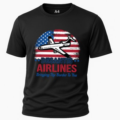 Desantis Airlines Funny Bringing The Border To You Performance Shirt