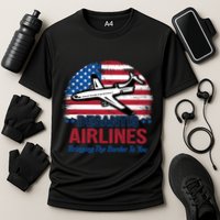 Desantis Airlines Funny Bringing The Border To You Performance Shirt