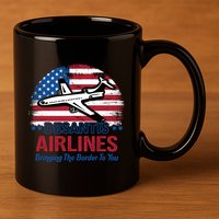 Desantis Airlines Funny Bringing The Border To You 11oz C Handle Ceramic Mug