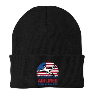 Desantis Airlines Funny Bringing The Border To You Beanie