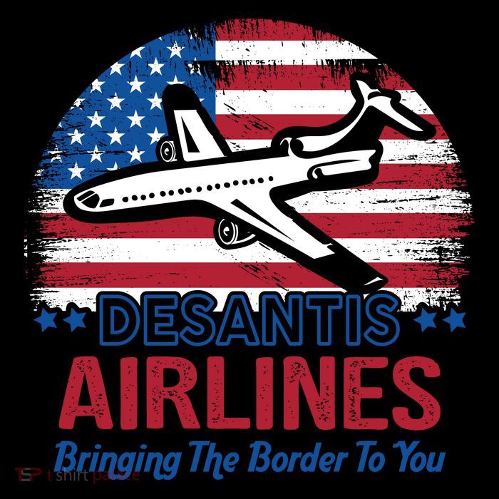Desantis Airlines Funny Bringing The Border To You Mesh Reversible Basketball Jersey Tank