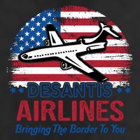 Desantis Airlines Funny Bringing The Border To You Tumbler
