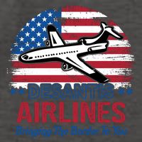 Desantis Airlines Funny Bringing The Border To You Vector Backpack