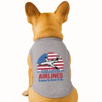 Desantis Airlines Funny Bringing The Border To You Doggie Tank