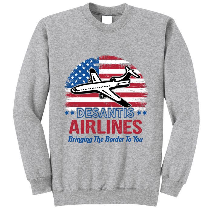 Desantis Airlines Funny Bringing The Border To You Sweatshirt