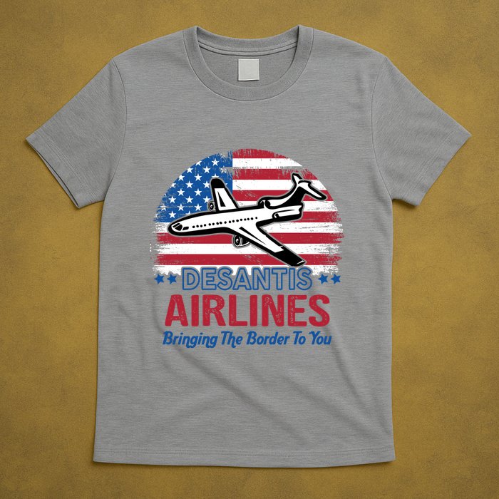 Desantis Airlines Funny Bringing The Border To You T-Shirt