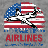 Desantis Airlines Funny Bringing The Border To You Premium T-Shirt