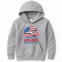 Desantis Airlines Funny Bringing The Border To You Kids Hoodie