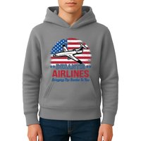 Desantis Airlines Funny Bringing The Border To You Kids Hoodie