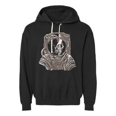 Dead Astronaut Forgotten In Space Galaxy Explorer Garment-Dyed Fleece Hoodie
