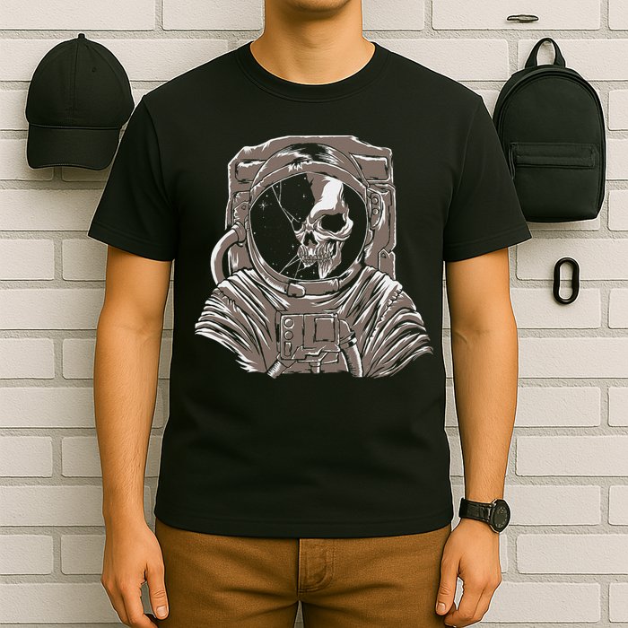 Dead Astronaut Forgotten In Space Galaxy Explorer T-Shirt