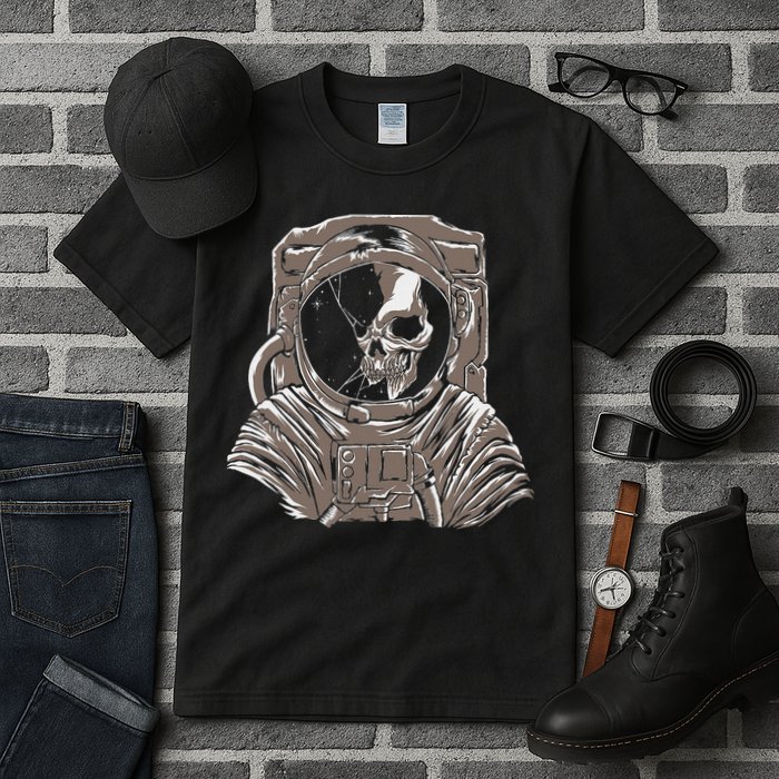 Dead Astronaut Forgotten In Space Galaxy Explorer Tall T-Shirt