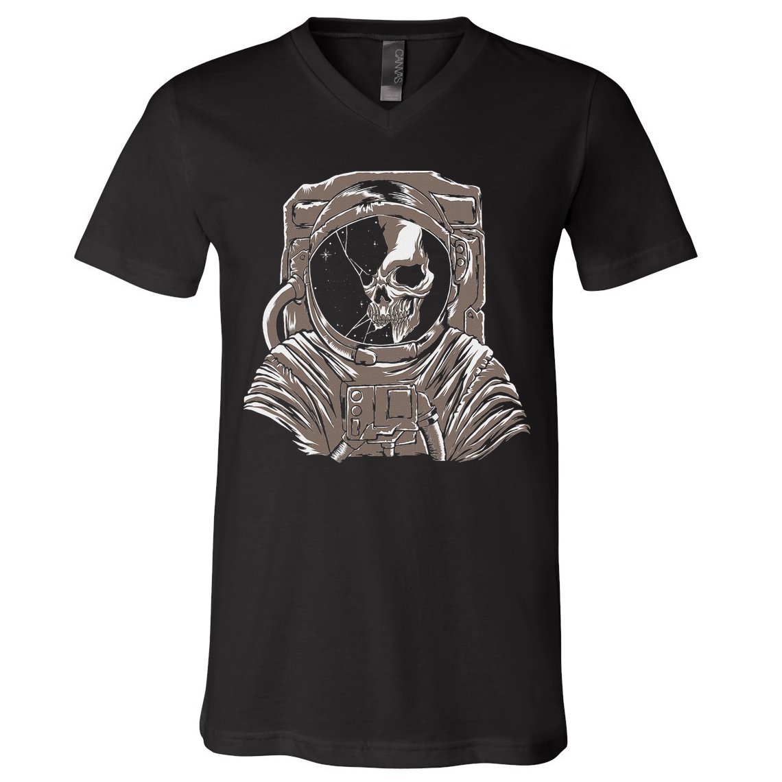 Dead Astronaut Forgotten In Space Galaxy Explorer V-Neck T-Shirt