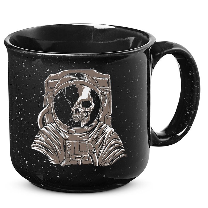 Dead Astronaut Forgotten In Space Galaxy Explorer 15oz Campfire Ceramic Mug
