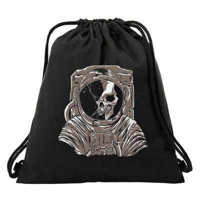 Dead Astronaut Forgotten In Space Galaxy Explorer Drawstring Bag