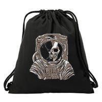 Dead Astronaut Forgotten In Space Galaxy Explorer Drawstring Bag