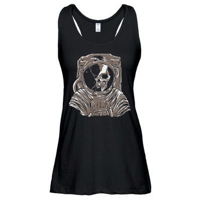 Dead Astronaut Forgotten In Space Galaxy Explorer Ladies Essential Flowy Tank