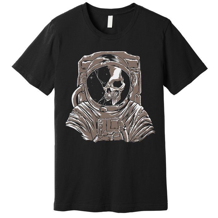 Dead Astronaut Forgotten In Space Galaxy Explorer Premium T-Shirt