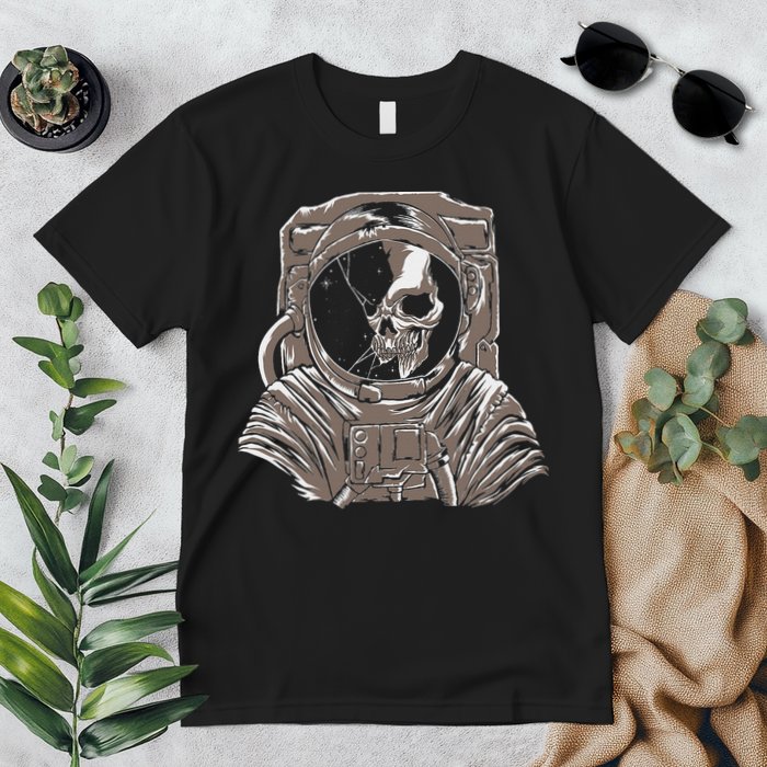 Dead Astronaut Forgotten In Space Galaxy Explorer Premium T-Shirt