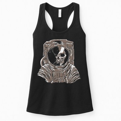 Dead Astronaut Forgotten In Space Galaxy Explorer Womens Tank Top