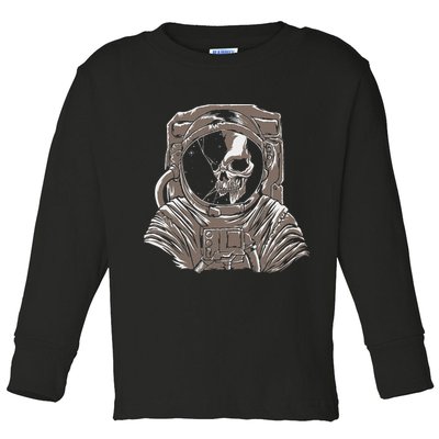 Dead Astronaut Forgotten In Space Galaxy Explorer Toddler Long Sleeve Shirt