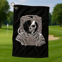 Dead Astronaut Forgotten In Space Galaxy Explorer Golf Towel