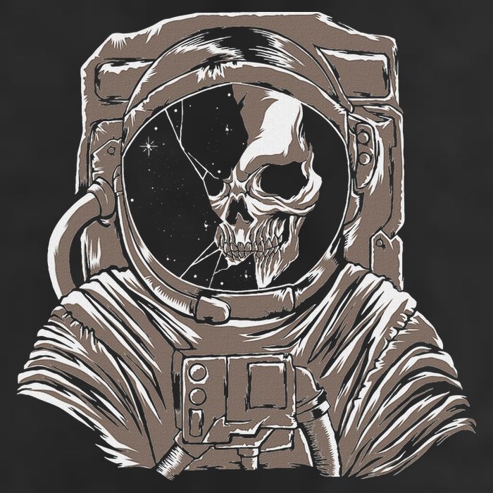 Dead Astronaut Forgotten In Space Galaxy Explorer Golf Towel