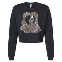 Dead Astronaut Forgotten In Space Galaxy Explorer Cropped Pullover Crew