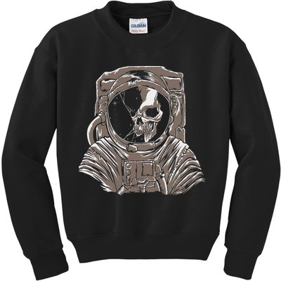 Dead Astronaut Forgotten In Space Galaxy Explorer Kids Sweatshirt
