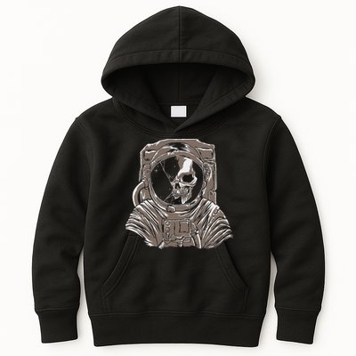 Dead Astronaut Forgotten In Space Galaxy Explorer Kids Hoodie
