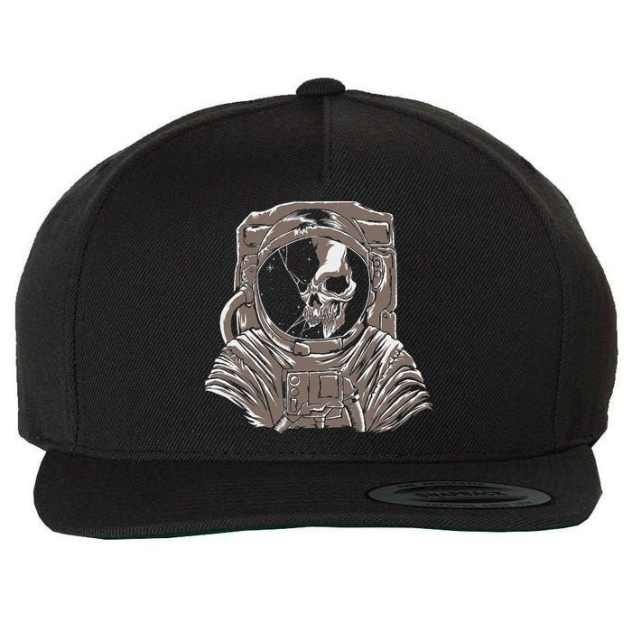 Dead Astronaut Forgotten In Space Galaxy Explorer Wool Snapback Cap