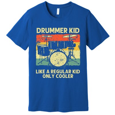 Drumming Art For Drumline Drum Set Drummer Premium T-Shirt