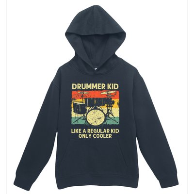 Drumming Art For Drumline Drum Set Drummer Urban Pullover Hoodie