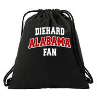 Diehard Alabama Fan Alabama Football Drawstring Bag