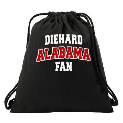 Diehard Alabama Fan Alabama Football Drawstring Bag