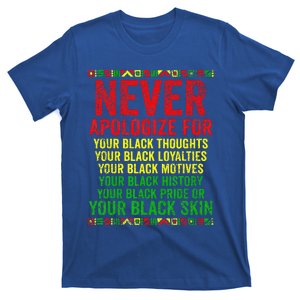 Dont Apologize For Your Blackness Juneteenth Black History T-Shirt